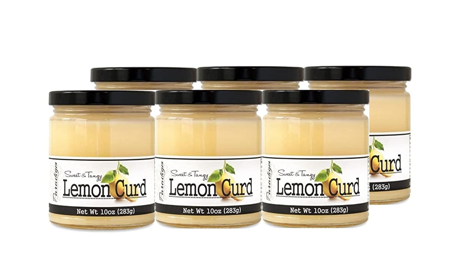 Luscious Lemon Curd by Paradigm Foodworks - 10 oz Pack of 6