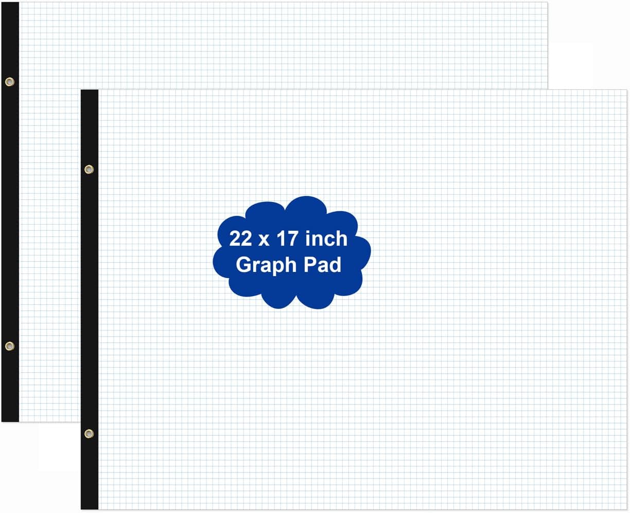 Large Engineering Graph Paper Pad for Drafting and Design