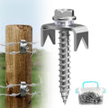 200 Pcs Fence Staples for Wire Fencing - Durable Stainless Steel