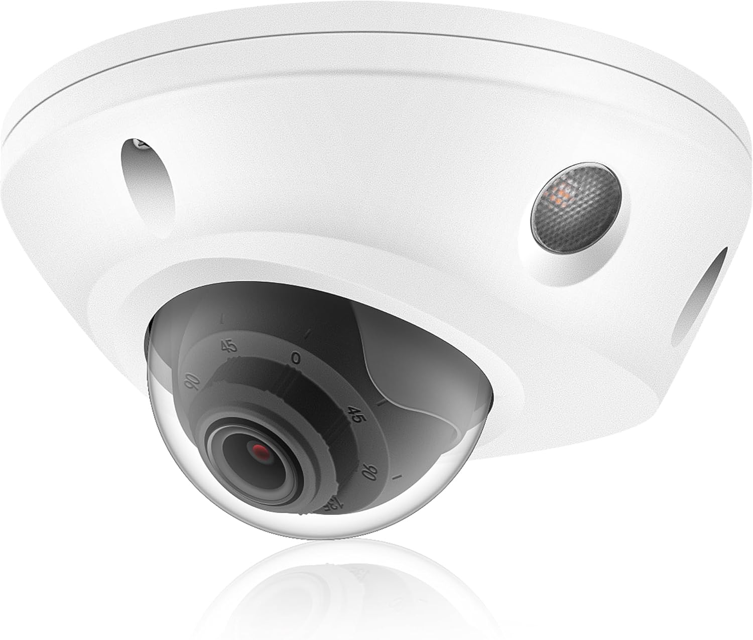 4K 8MP Mini Low Profile Dome PoE IP Camera with Night Vision