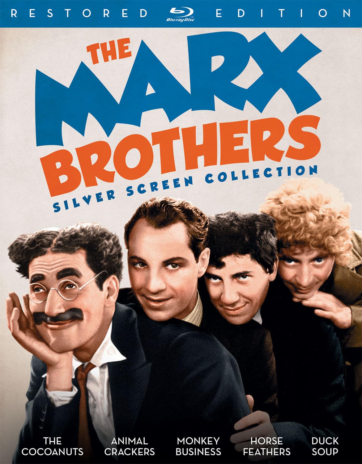 The Marx Brothers Silver Screen Collection Restored Edition Blu-ray