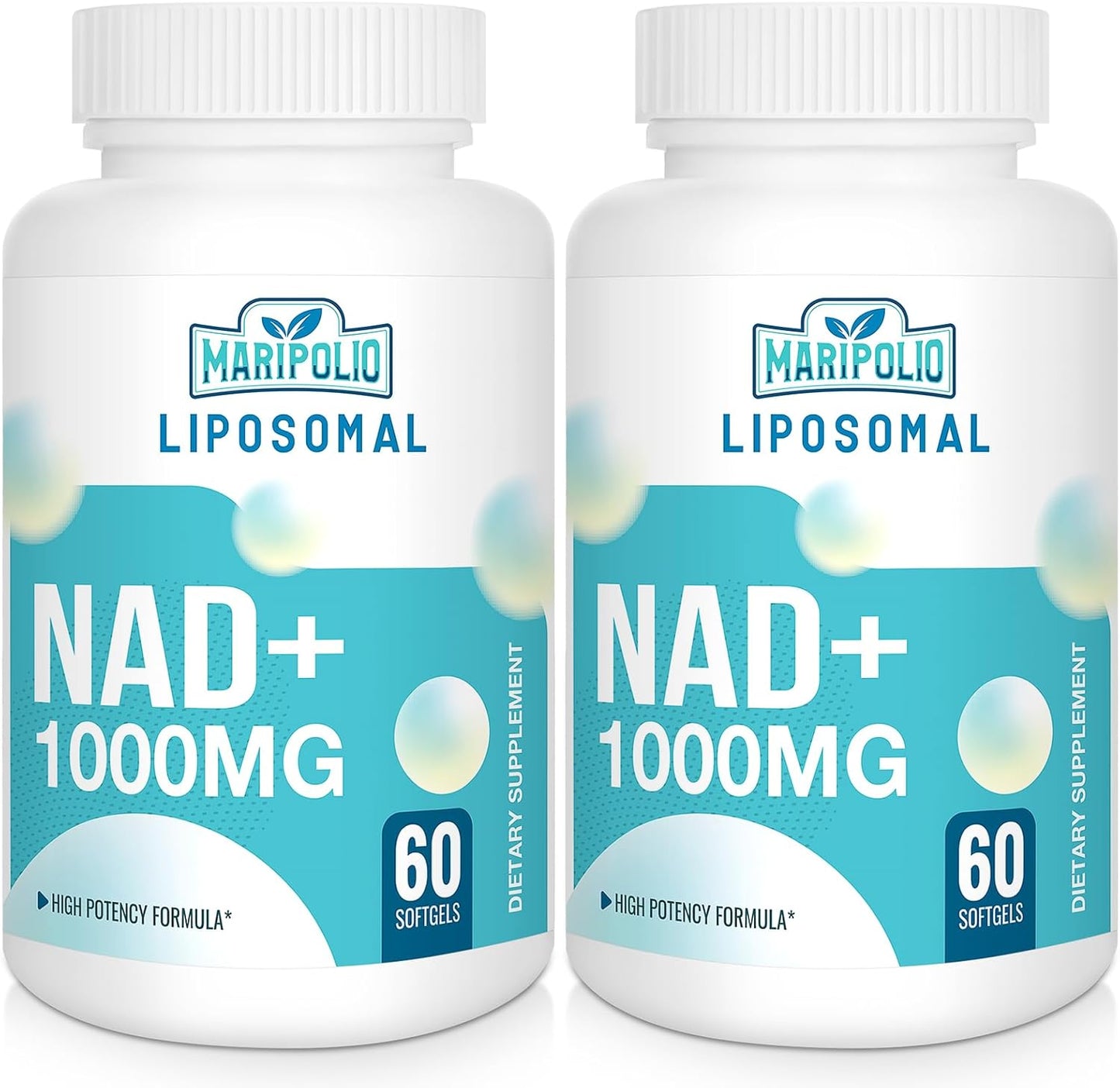 Liposomal NAD+ Supplement 1000 mg for Energy and Brain Function