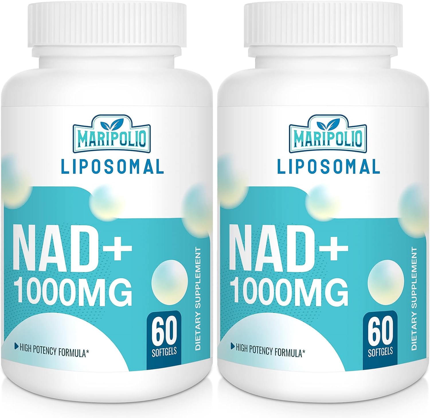 Liposomal NAD+ Supplement 1000 mg for Energy and Brain Function