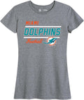Miami Dolphins Gameday Women's Relaxed Fit T-Shirt - Comfortable Fan