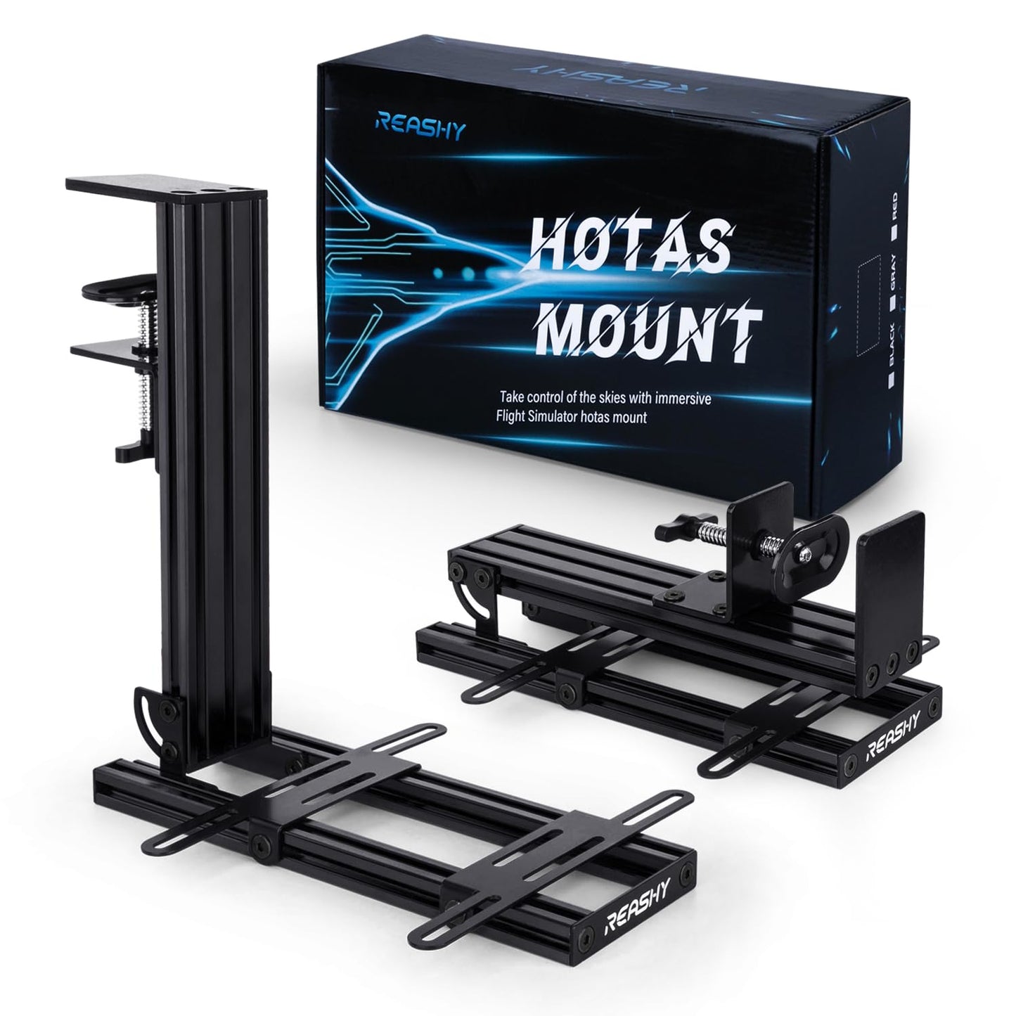 Reashy Hotas Mount for Joystick - Durable Aluminum Desk Mount