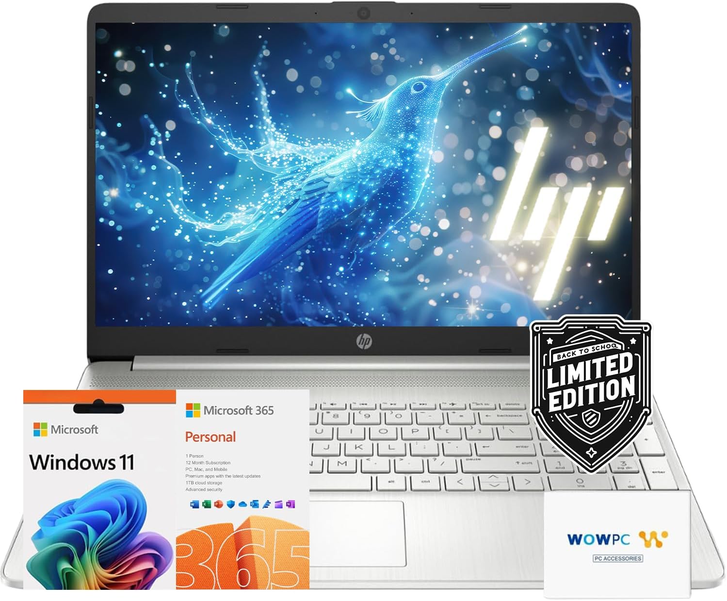 HP 15.6 Laptop with 16GB RAM and 2.5TB Storage for Students