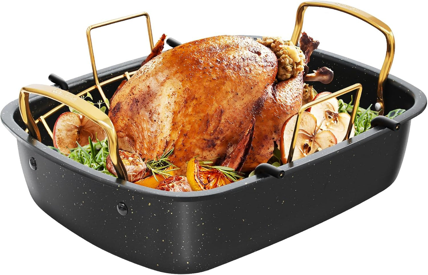 Nonstick Roasting Pan with Removable Rack for Turkey & Meat