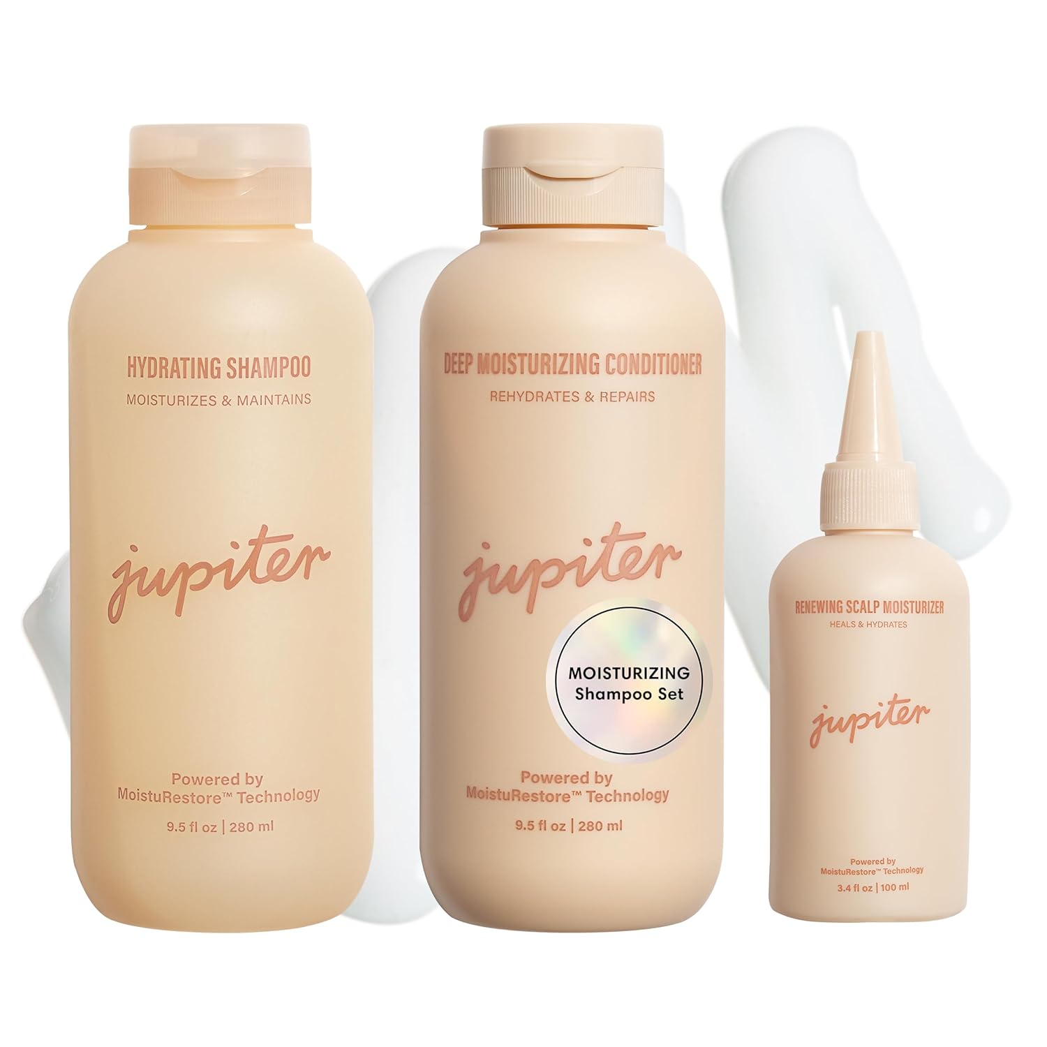 Jupiter Hydrating Shampoo, Conditioner, and Scalp Moisturizer Set