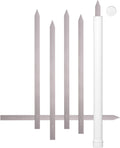 HOM 6 Kebab 1 in Wide Flat Skewers - Heavy Duty Grill Skewers