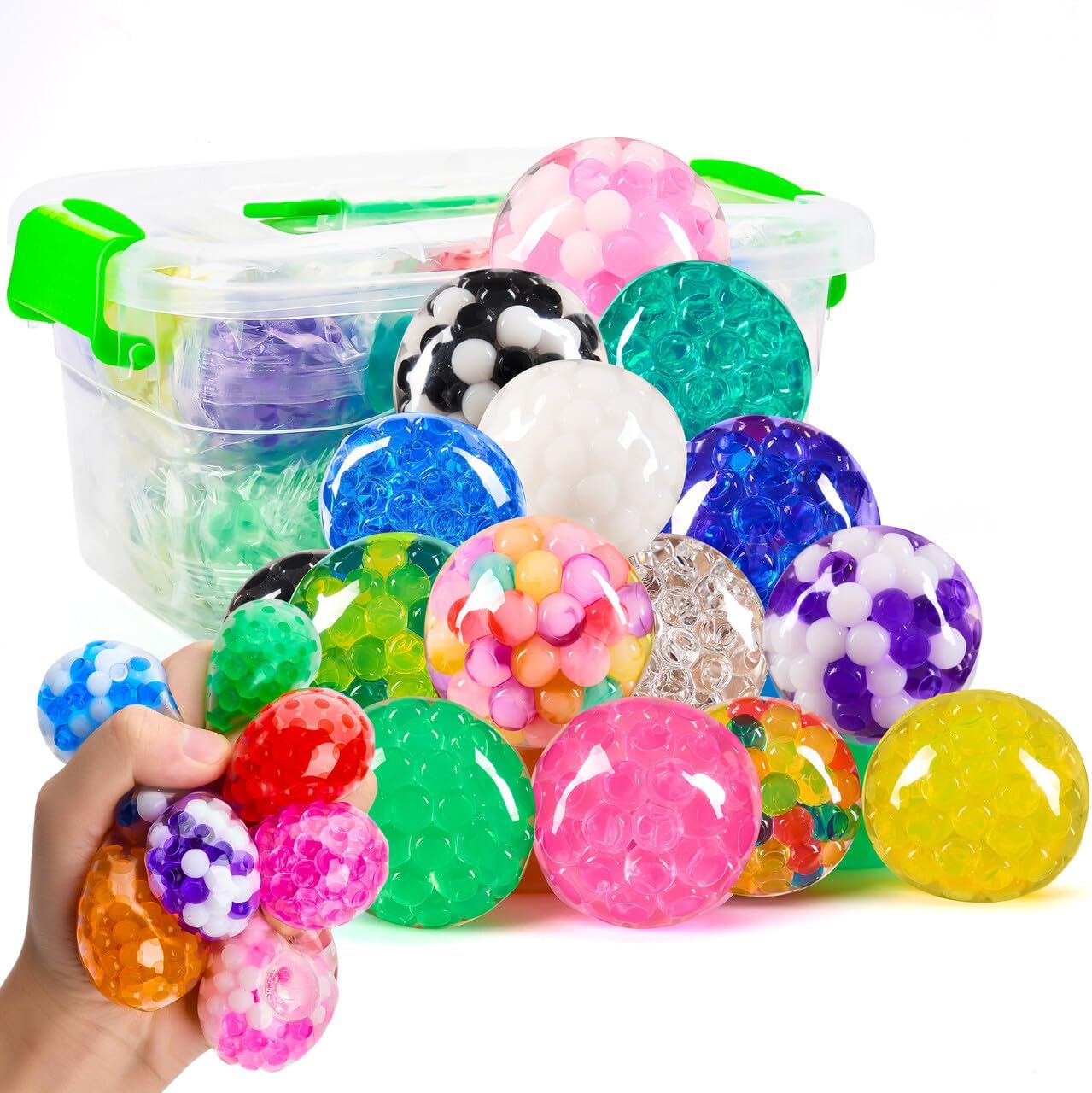 JOYIN Mini Stress Ball 9 Pack - Relieve Work Anxiety
