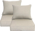Outdoor 24x24 Deep Seat Patio Cushion Set - Fade Resistant Comfort
