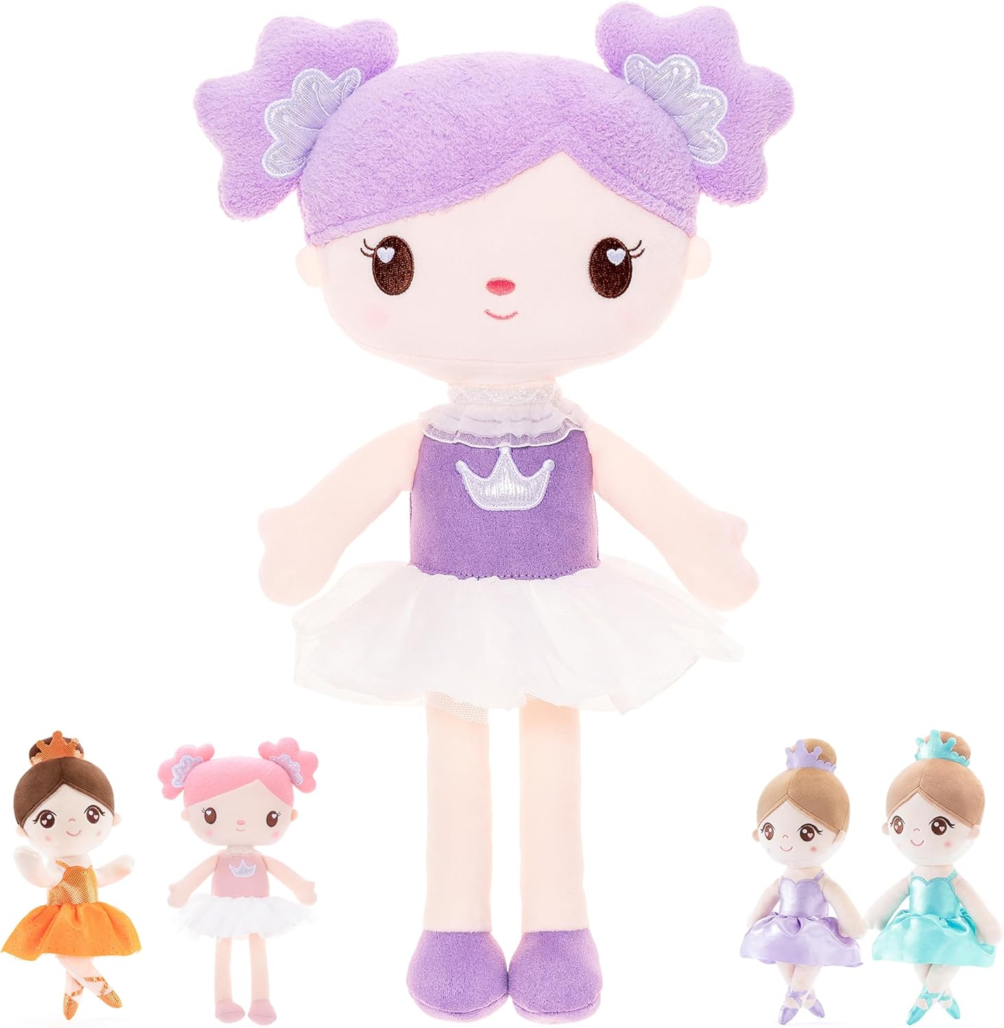 Gloveleya Baby Doll Plush Candy Princess Doll with Gift Bag