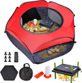 Chicken Brooder Box for Chick Starter Kit - Compact 4-in-1 Brooder Set