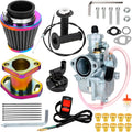 VM22 Carburetor and 7/8ft Mini Bike Throttle Assembly Kit - Predator