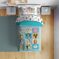 Sunny Side Up Bluey & Friends Toddler Comforter Set - Soft 4 Piece Bed