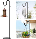 74in Shepherds Hook Stand for Plants and Bird Feeders - Adjustable