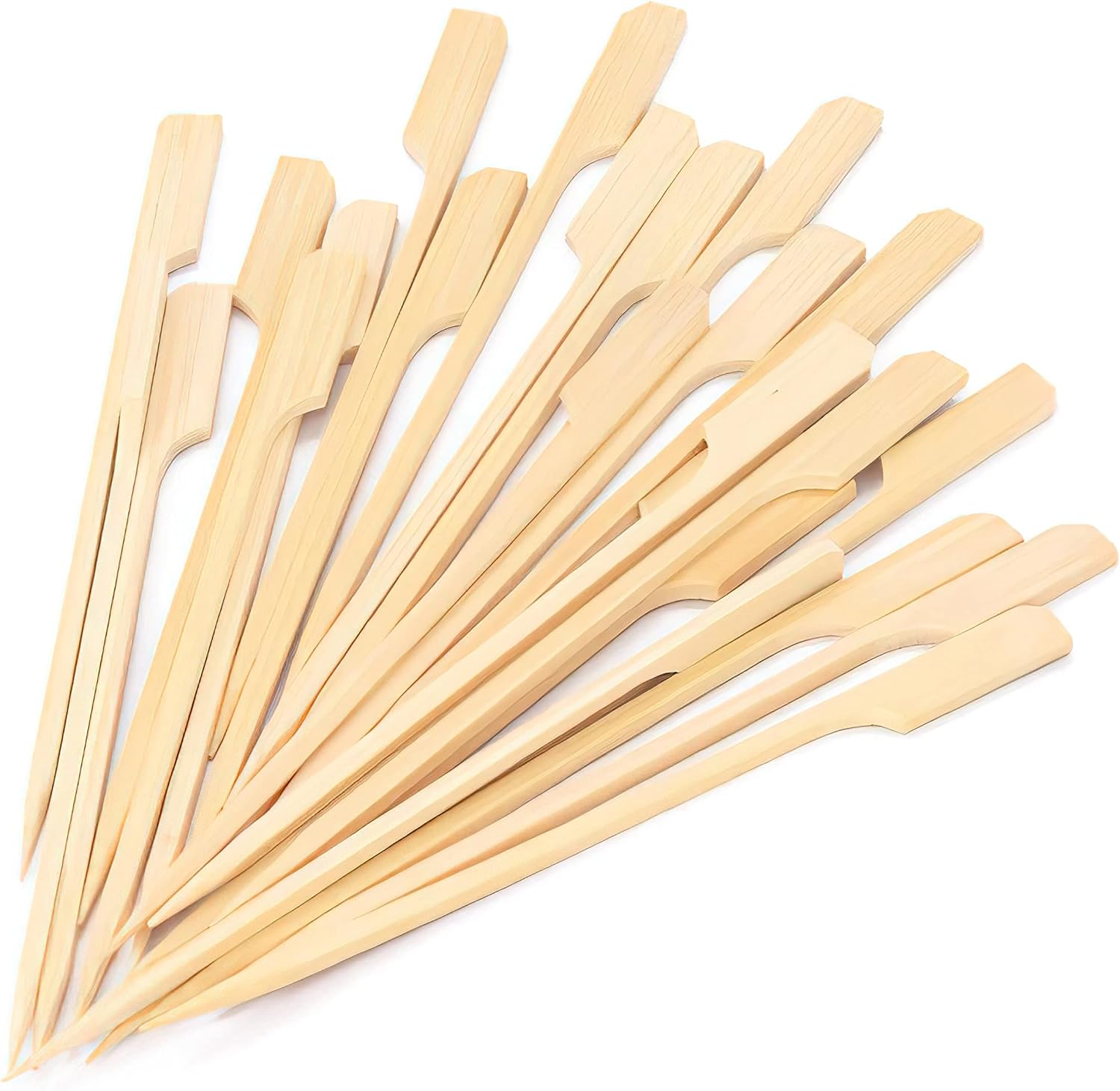 Bamboo Skewers 100PCS: Perfect for Grilling & Cocktails!