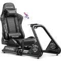 Racing Simulator Cockpit Camou - Reclining Seat with Bluetooth Audio