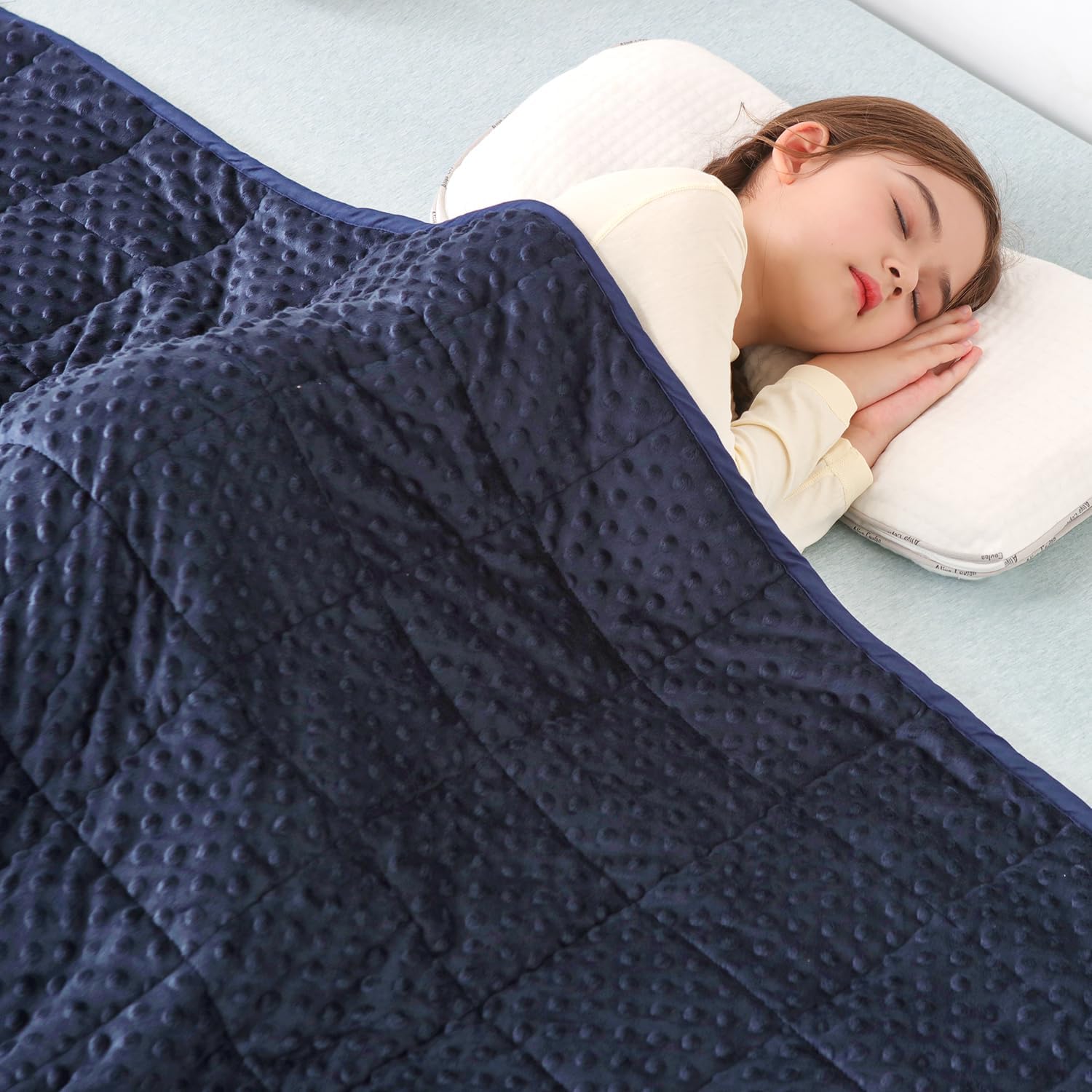 Sivio Weighted Blanket for Enhanced Sleep Quality and Comfort