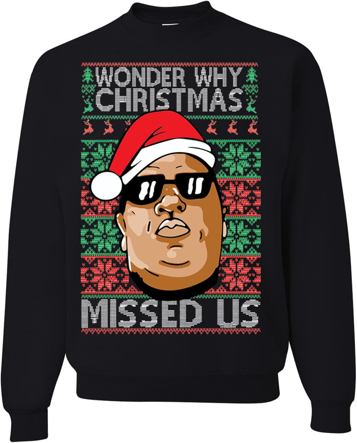 Cozy Ugly Christmas Crewneck by Wild Custom