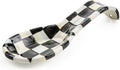 Enamel Spoon Rest Courtly Check - Stylish Utensil Holder