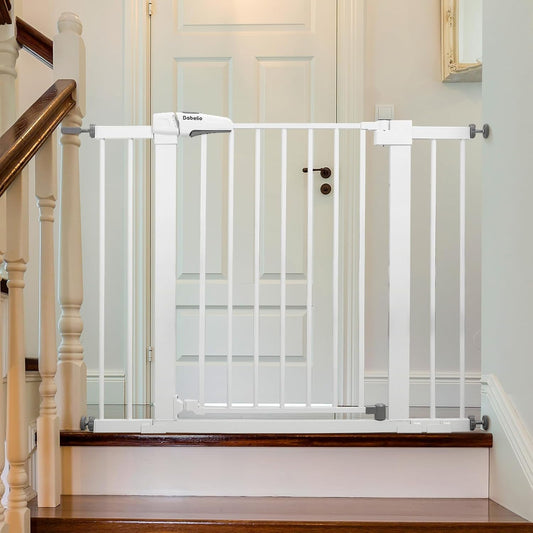 Babelio Easy Install Baby Gate: Auto Close & Extra Wide