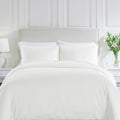 400 Thread Count Sateen King Duvet Cover - Pale Ivory