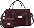 Travel Duffel Bag for Women Weekender with Toiletry Bag - Carry-On