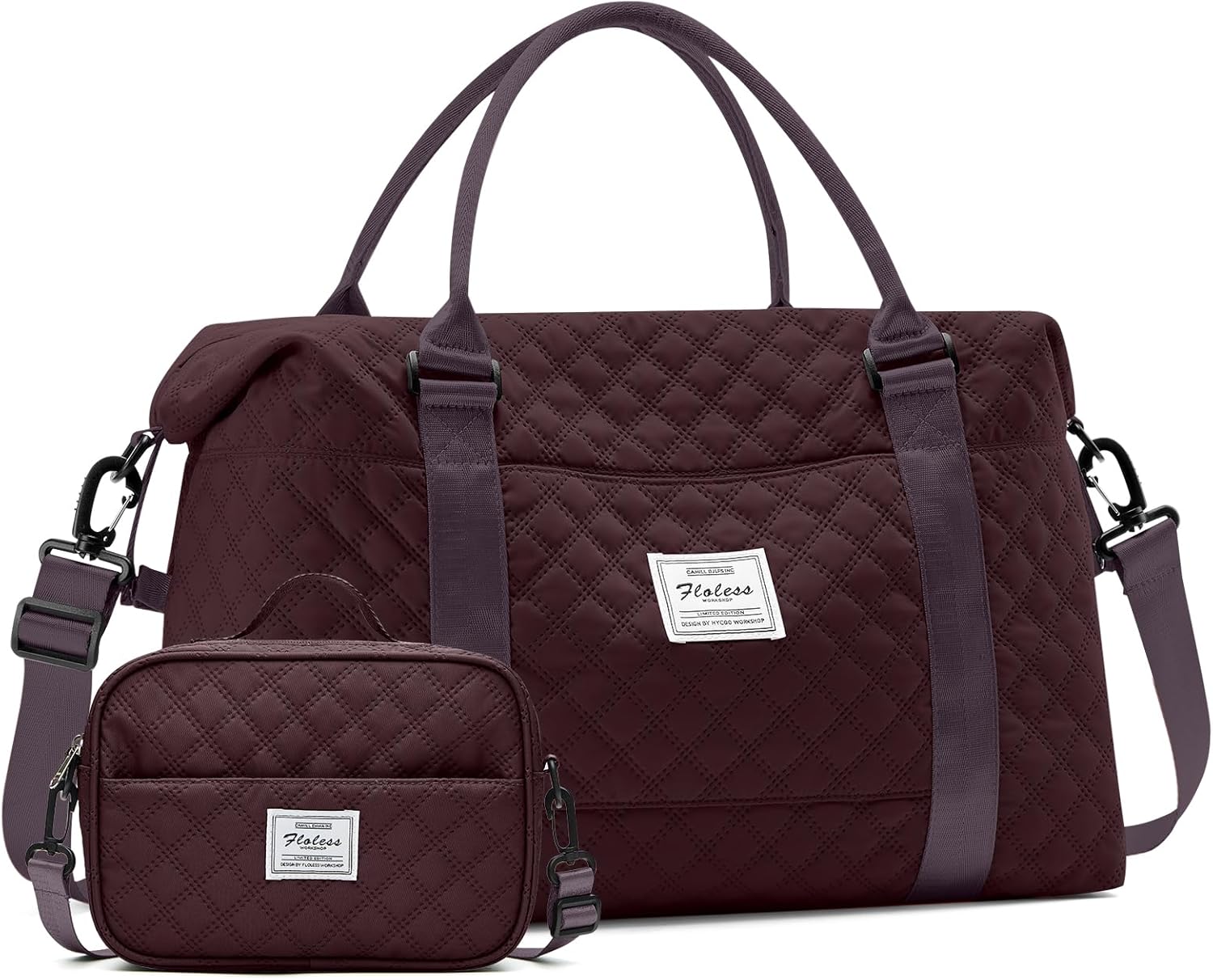 SYCNB Travel Duffel Bag for Women with Toiletry Bag Included