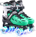 Roller Skates for Girls & Teens - Adjustable 4 Sizes with Light Up