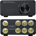 U31 Premium RCA Switch Box, 3 in 1 Out Audio Switch - Compact Signal
