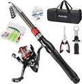 Telescopic Fishing Pole Combo Set for Bass and Saltwater Fishing