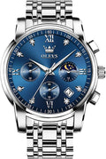 Luminous Chronograph Men's Luxury Watch - Water Resistant