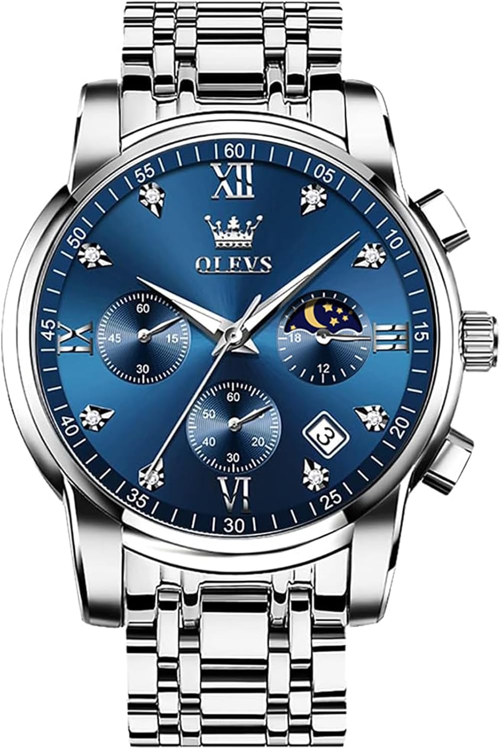 Luminous Chronograph Men's Luxury Watch - Water Resistant