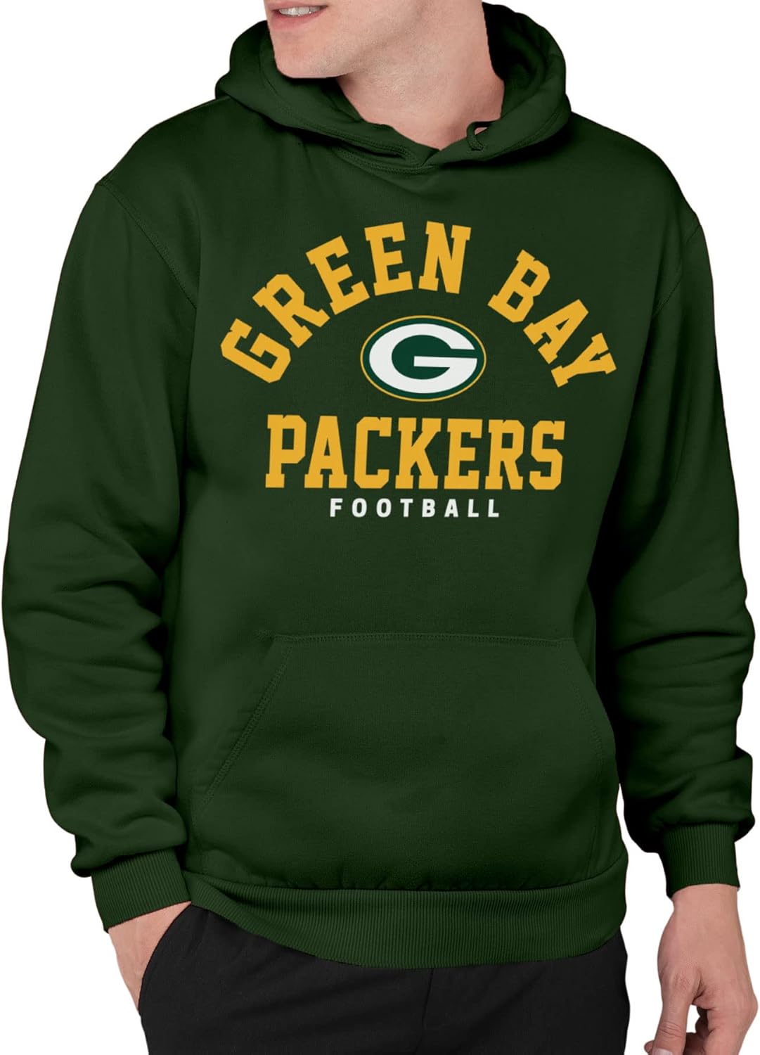 Green Bay Packers Unisex Adult Pullover Hoodie - NFL Apparel
