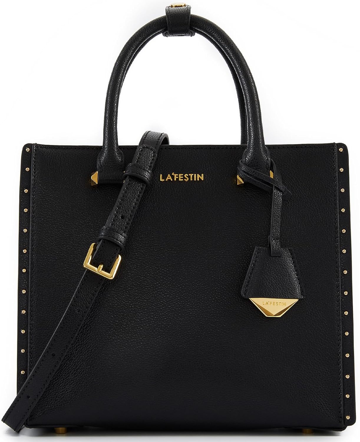 LA FESTIN Leather Top Handle Crossbody Bag for Women Stylish Satchel