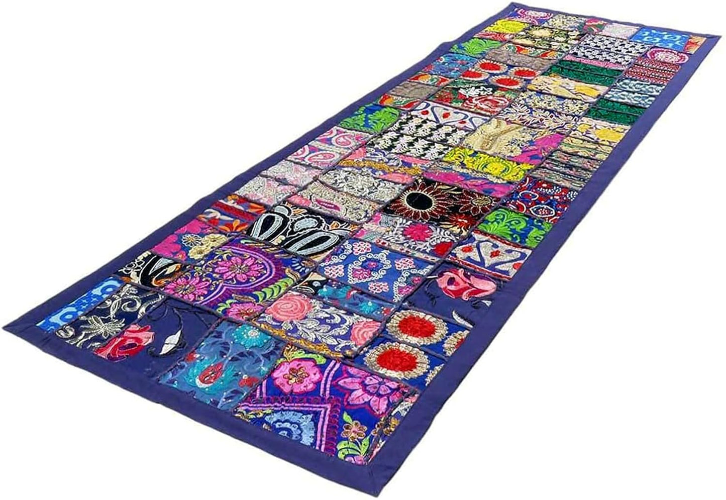 Marusthali Indian Patchwork Wall Hanging Tapestry for Home Decor