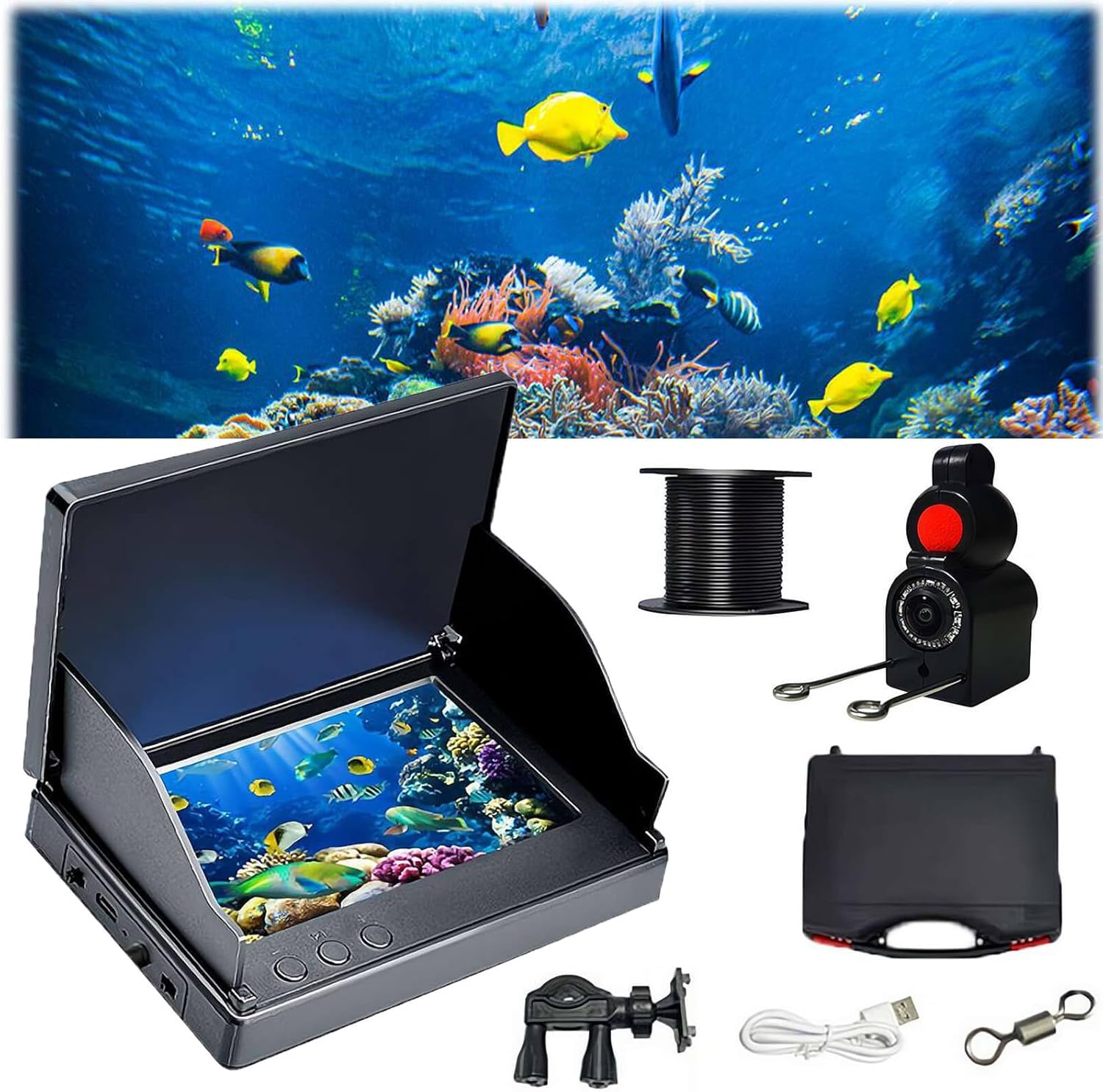 Underwater Fishing Camera: Night Vision & Wide View