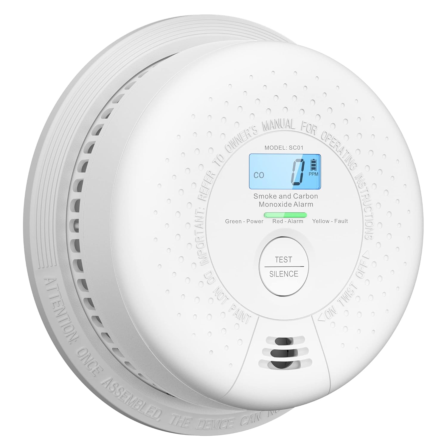 X-Sense Smoke and Carbon Monoxide Detector Combo for Safety