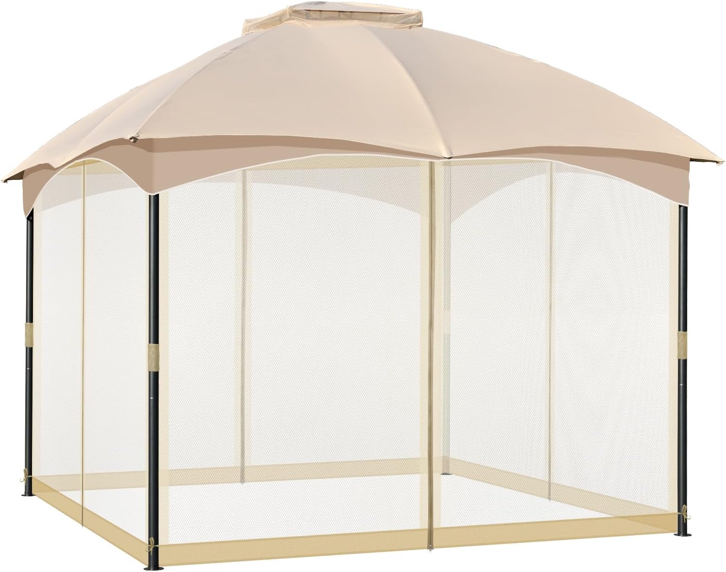 COWVIE Gazebo Replacement Netting Screen for Outdoor Patios