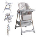 3-in-1 Foldable High Chair for Babies & Toddlers - Space-Saving