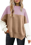 LILLUSORY Oversized Batwing Sweater - Cozy Fall Knit Tunic Pullover