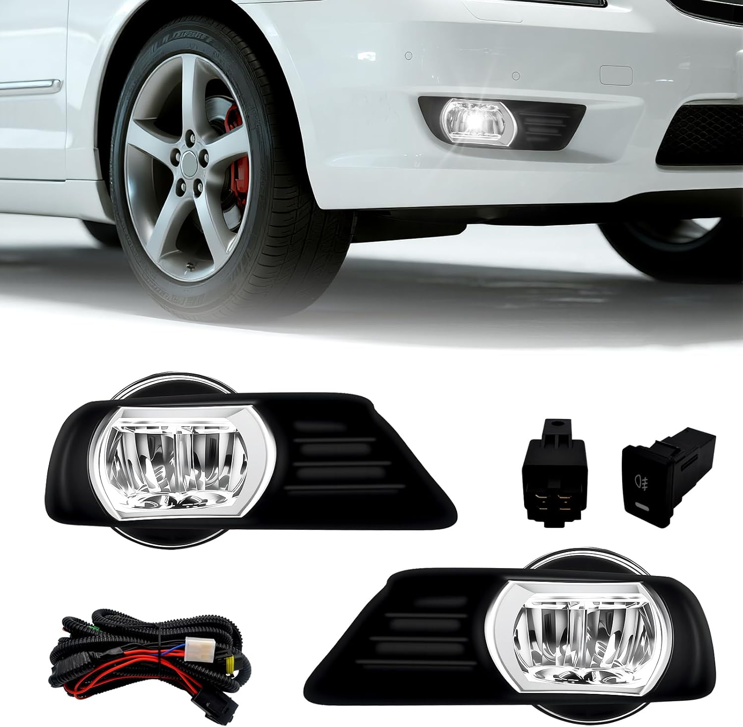 LED Fog Lights for Toyota Camry 2007 2008 2009 - Easy Install