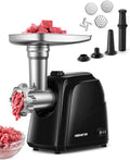 Electric Meat Grinder with Sausage Stuffer - Powerful Home Mincer