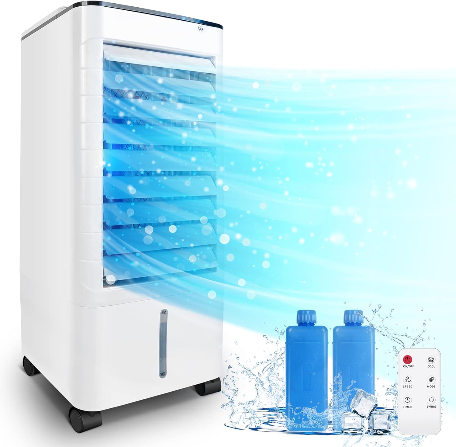 CAYNEL Portable Evaporative Air Cooler - Instant Cooling!
