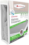 Guardmax Jersey Knitted Full Zippered Mattress Encasement - Soft