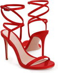 Strappy Lace Up Heels Sandals - Sexy Summer Stiletto Women's