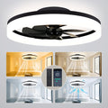 Ceiling Fans with Lights 20in Low Profile Fan with Remote - Quiet