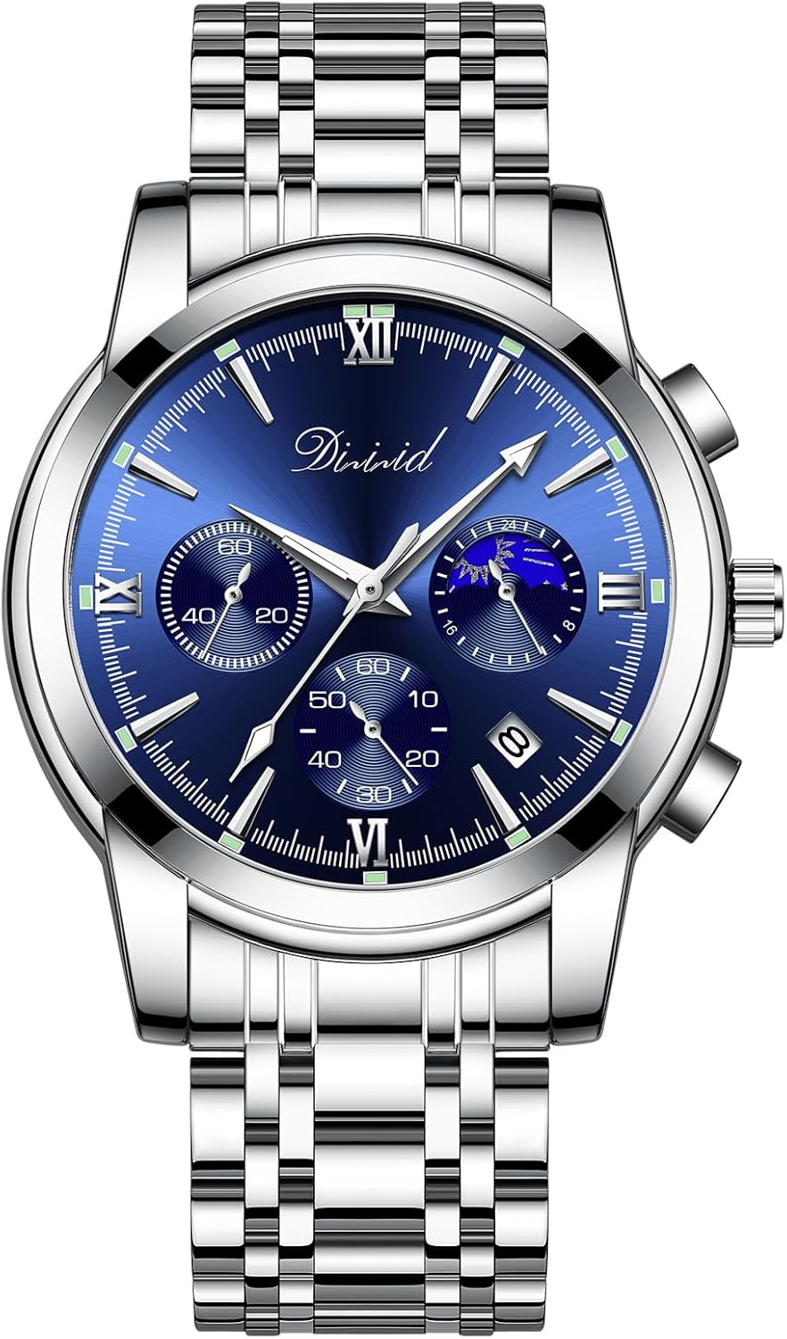 Luxury Chronograph Men's Watch - Water Resistant & Elegant