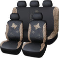 Flying Banner Butterfly Car Seat Covers Full Set - Fashion Rear Bench